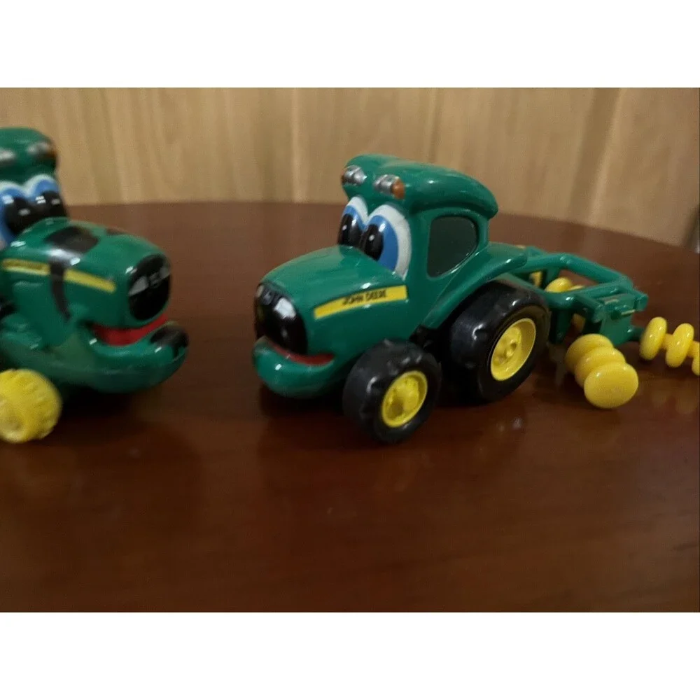 Ertl John Deere Chunky Kids Toddler Toy Corey Combine & Tractor Green Yellow GUC